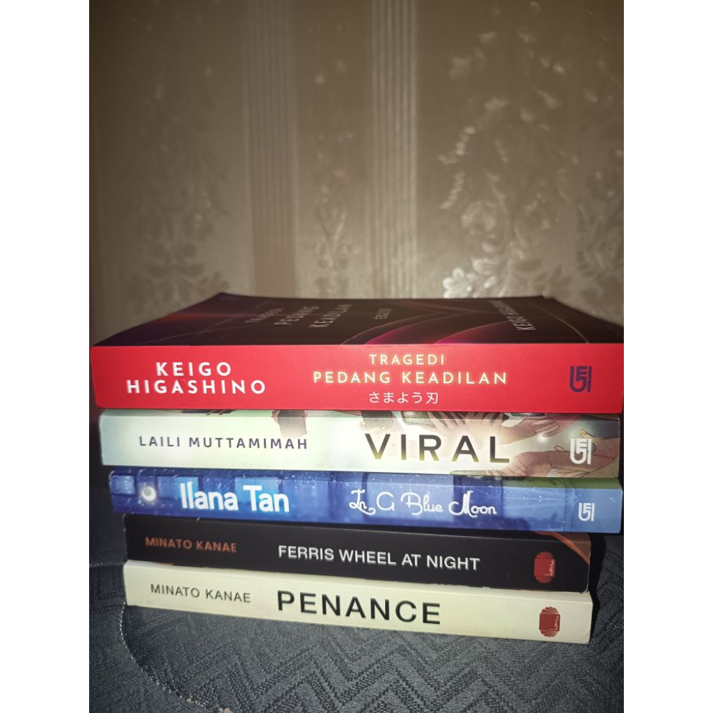 PRELOVED NOVEL KEIGO HIGASHINO MINATO KANAE DAN NOVEL LOKAL