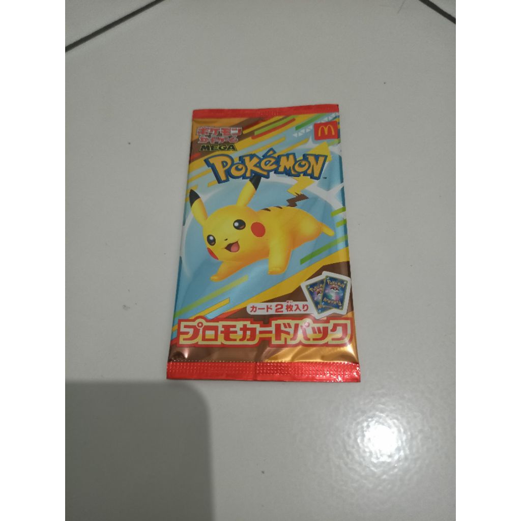 Promo Pack Pokemon Pikachu MCD (isi 2 pcs)