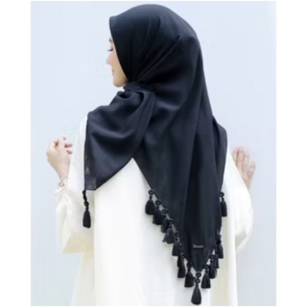 SCARF LYTHA SERIES BLACK BY BEEME/JILBAB BEEME