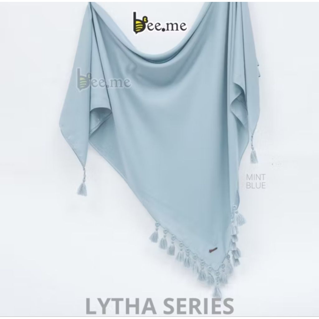SCARF LYTHA SERIES MINT BLUE BY BEEME/JILBAB WANITA