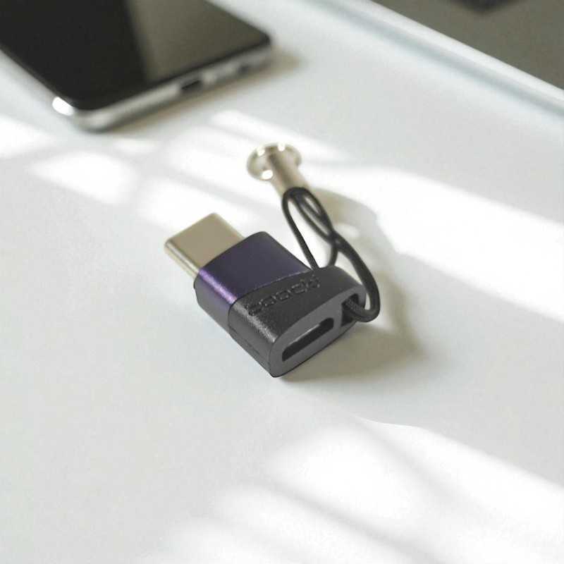 OTG Type C to Micro USB Adapter Converter 480Mbps with Lanyard - Toocki