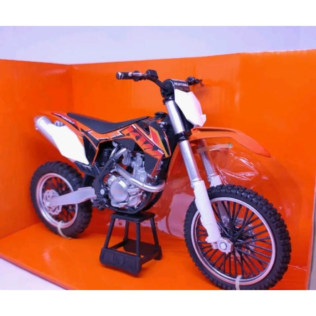 miniatur motor trail diecast ktm propo scala1:16