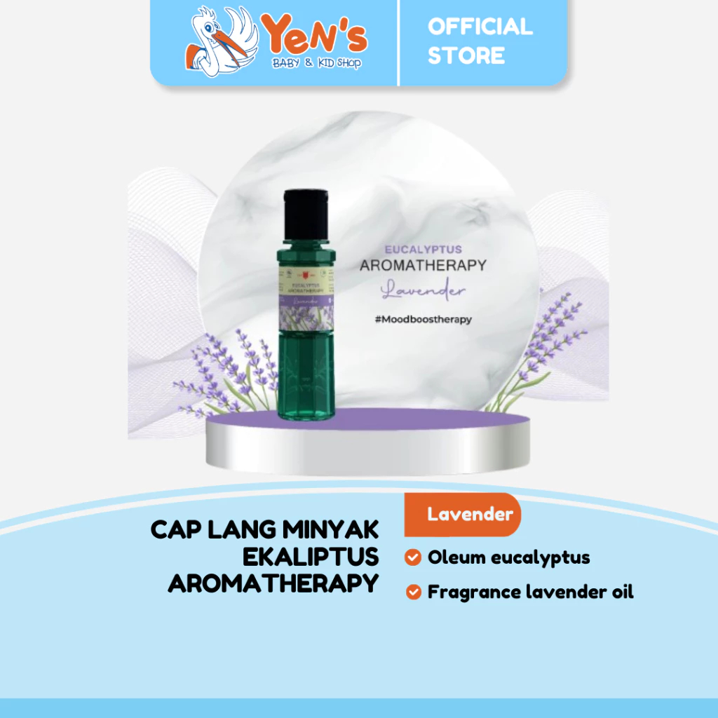 Caplang Minyak Kayu Putih Lavender 120ml Aromaterapi