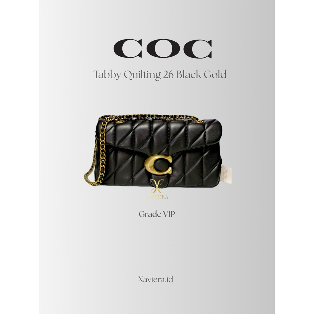 COC QUILTED SHOULDER BAG