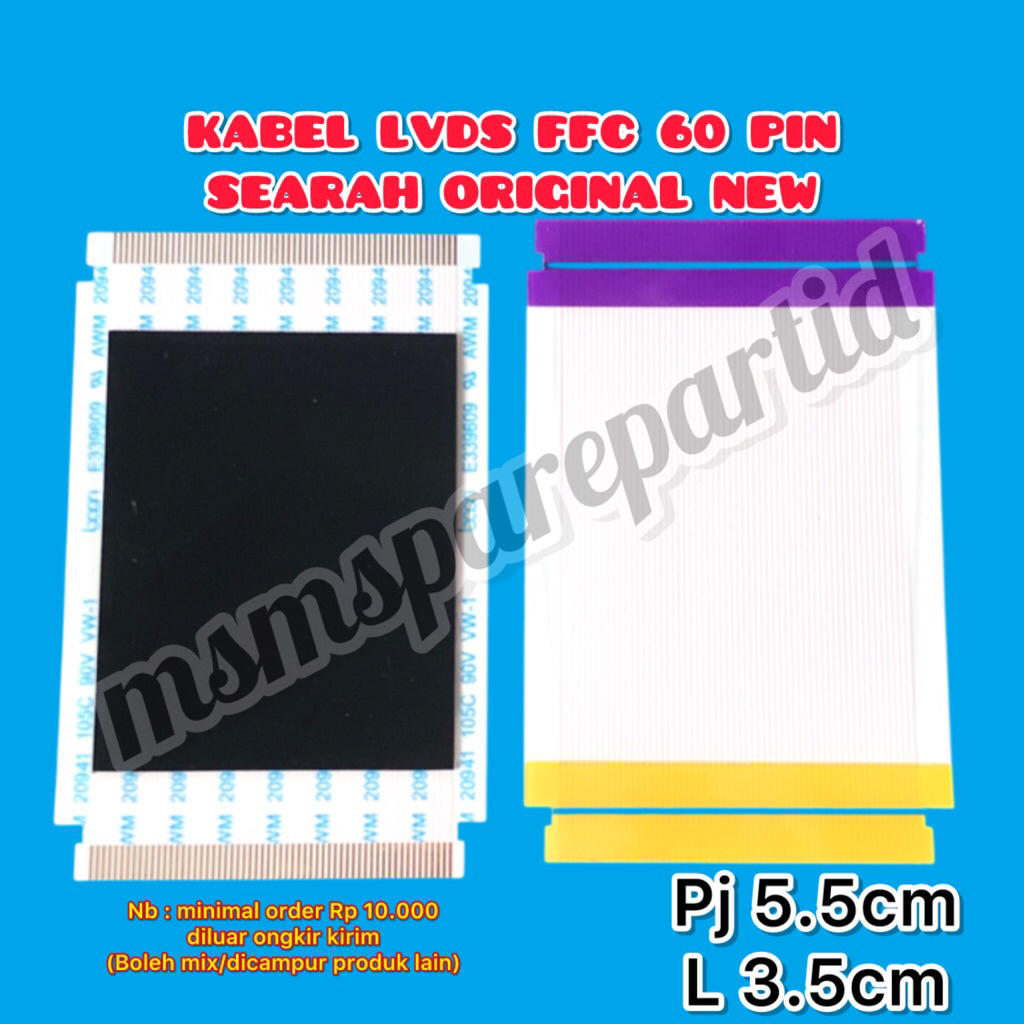 KABEL LVDS FFC 60 PIN SEARAH ORIGINAL NEW