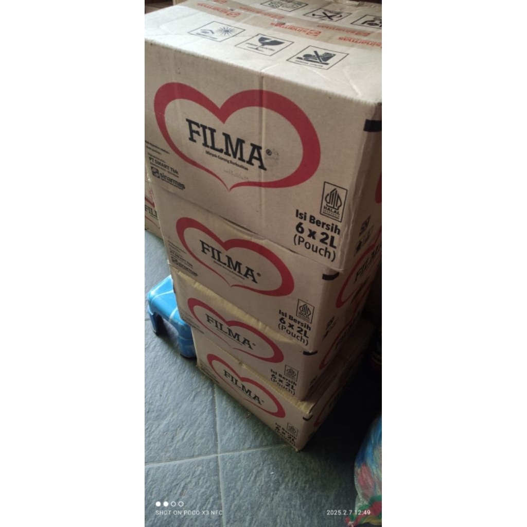 minyak goreng Filma kemasan 2 liter 1 dus