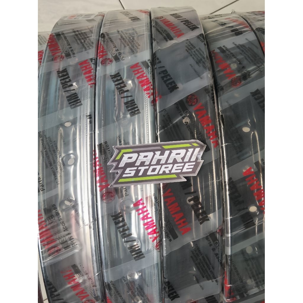 VELK VELG PALEG DID YAMAHA ORIGINAL YGP VEGA RR FIZR JUPITER HITAM DAN CROM UKURAN 140-17