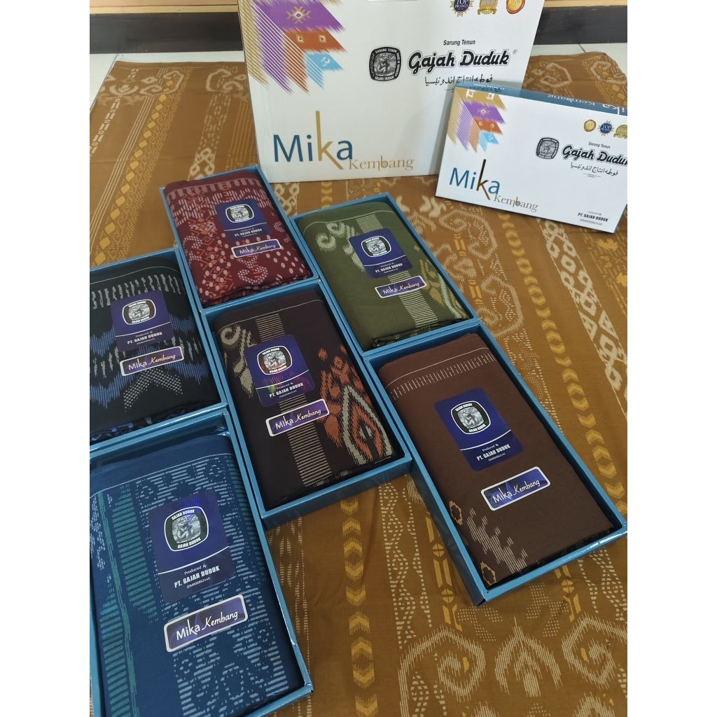 (GROSIR) SARUNG GAJAH DUDUK MIKA ORIGINAL PT GAJAH DUDUK