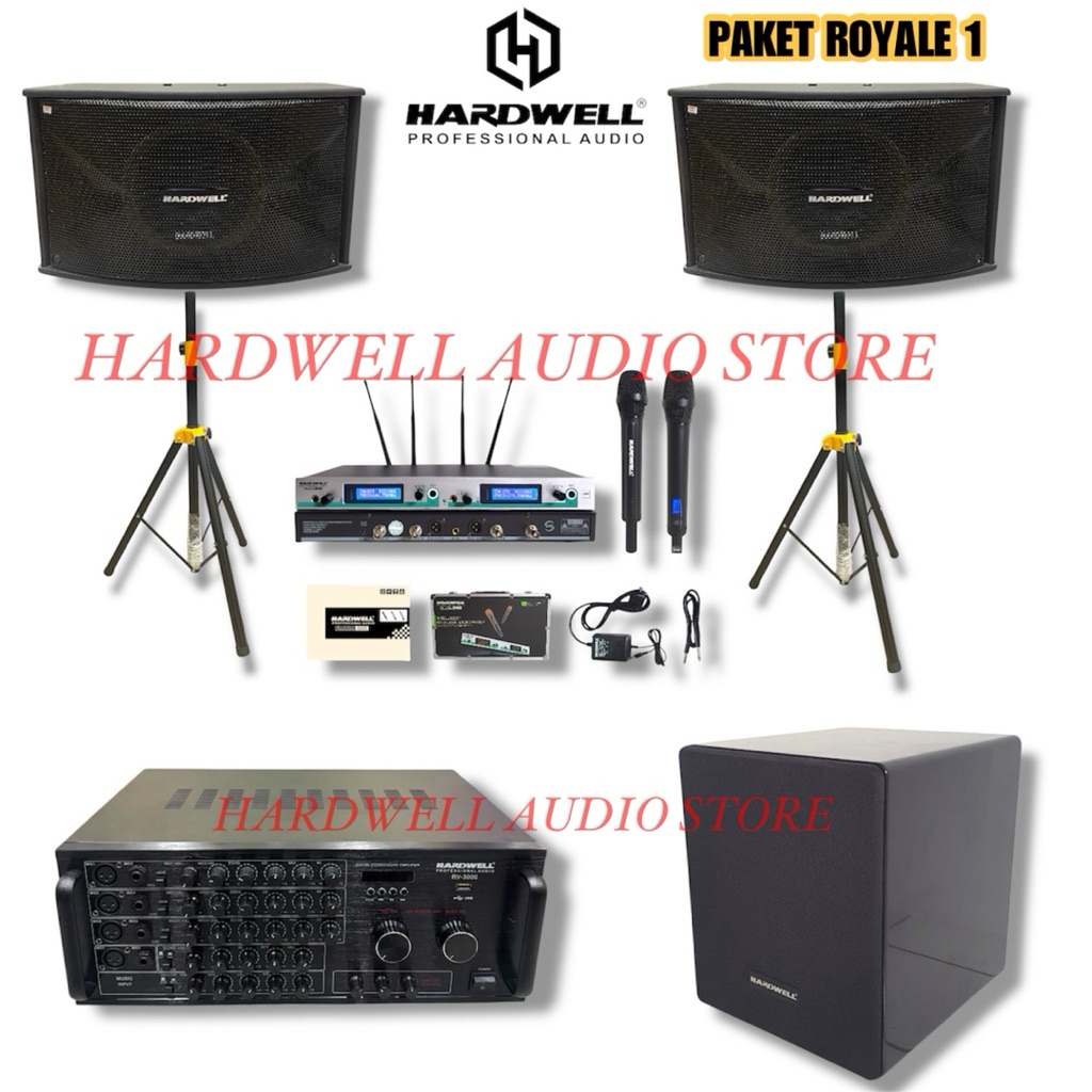 Paket Soundsystem Hardwell / Paket Sound Hardwell / Paket Sound Karaoke Hardwell Original (ROYALE SE
