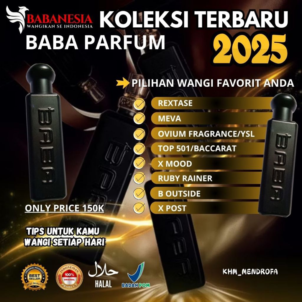 Baba parfum original wangi tahan lama || unisex