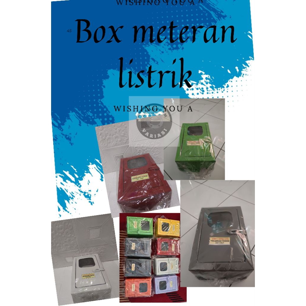 BOX TUTUP KWH LISTRIK PLN KECIL (MODEL BARU) BOX LISTRIK OUTDOOR/Tutup kilometer