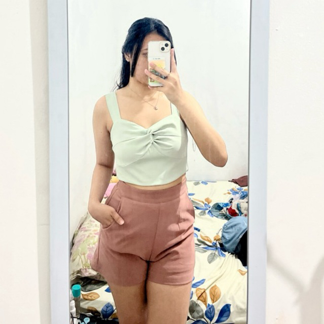 Preloved Mint Tank Top (Fayth)