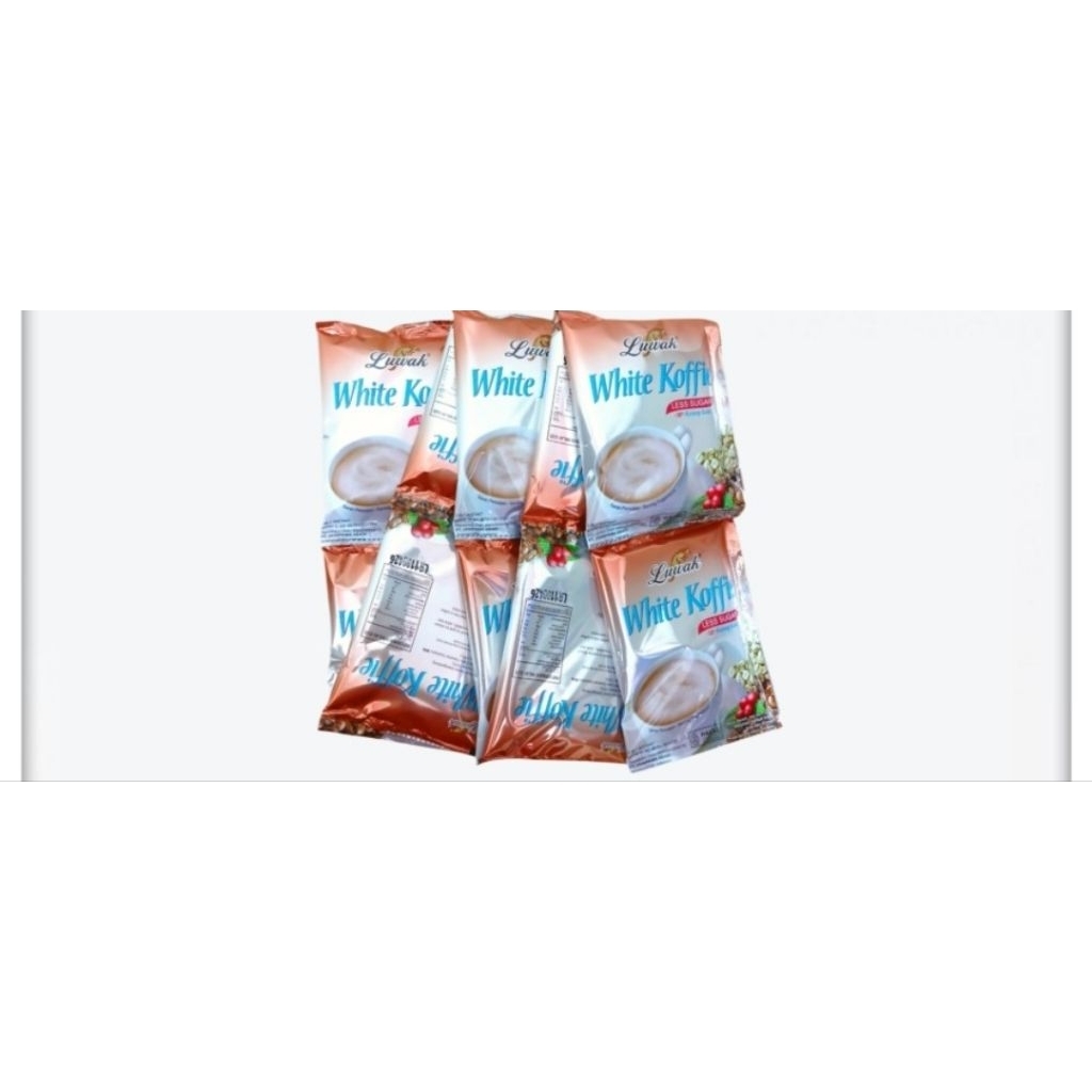 LUWAK WHITE KOFFIE LESS SUGAR RENCENG || 1renceng isi 12pcs