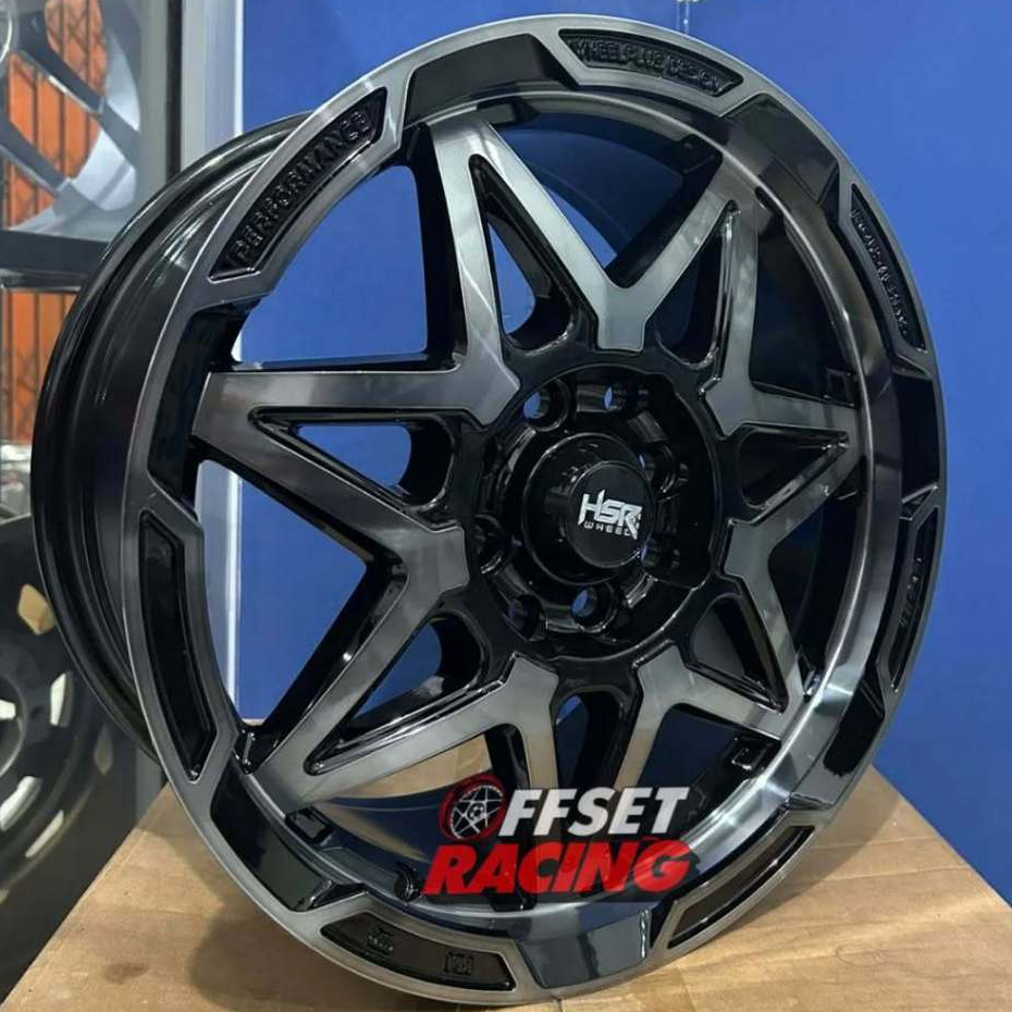 Velg R15 Mobil Brio Agya Ayla Livina Xenia Velg HSR TRAGAH Ring 15 Lebar 7 Lubang 4