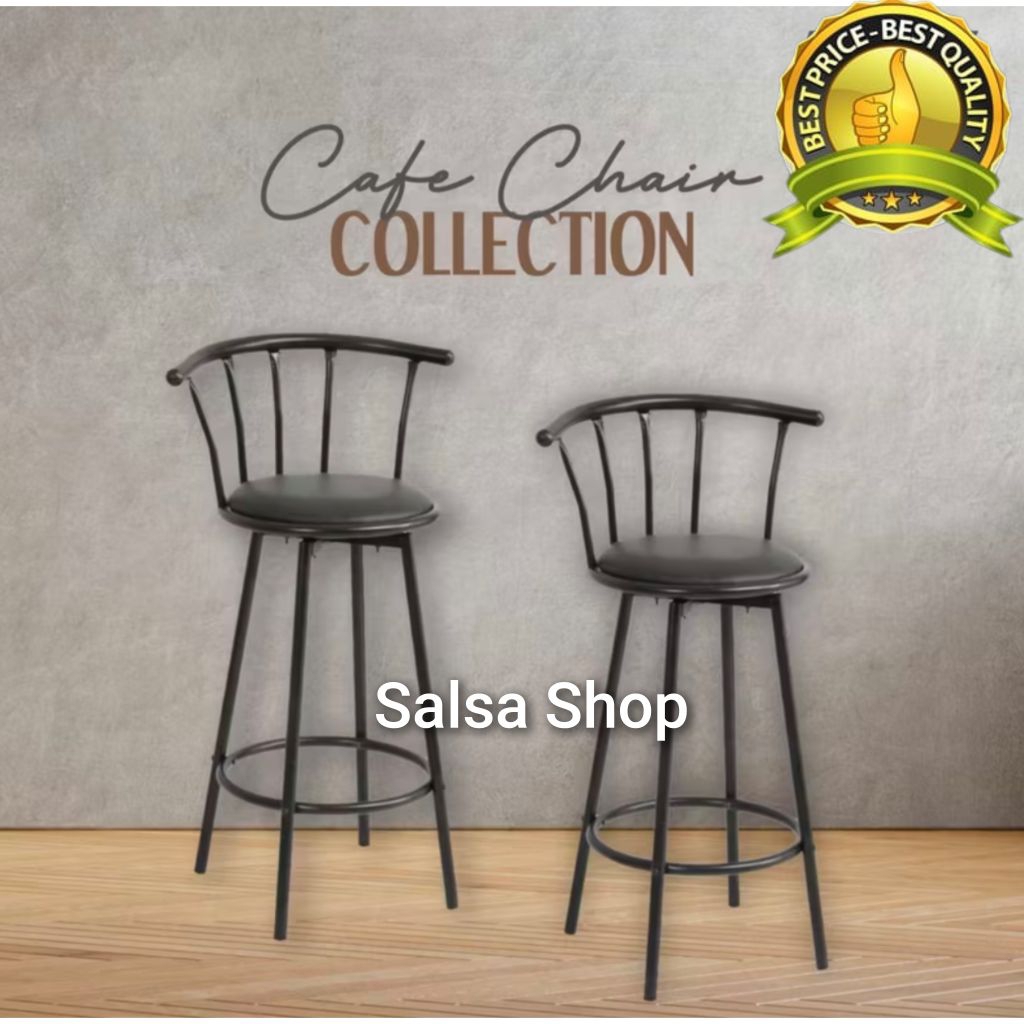 PROMO INSTANT Kursi Putar kursi bar putar 360 kursi besi kursin tinggi kursi Bar kursi Cafe Minimali
