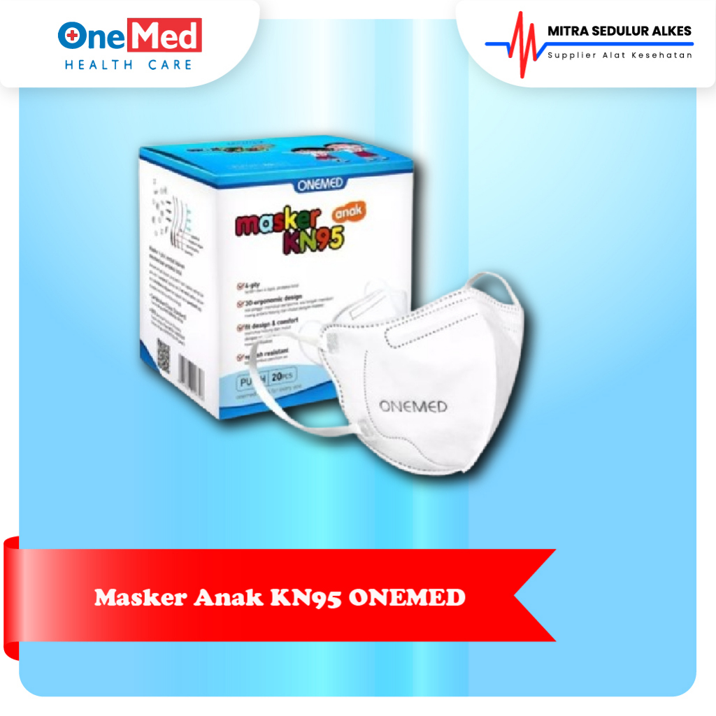 Masker Anak KN95 Onemed / Masker Kn95 ANAK ONEMED BOX