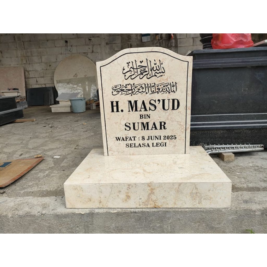 Batu Nisan Marmer Batu Nisan Murah Batu Nisan Kotak Kijing Marmer Kijing Marmer Murah Prasasti Batu 