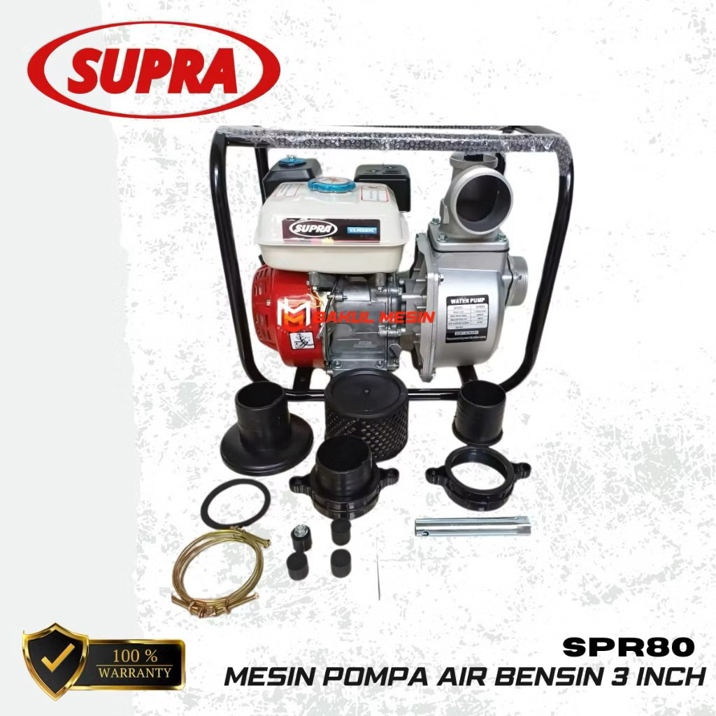 Mesin Pompa Air Bensin Supra Second