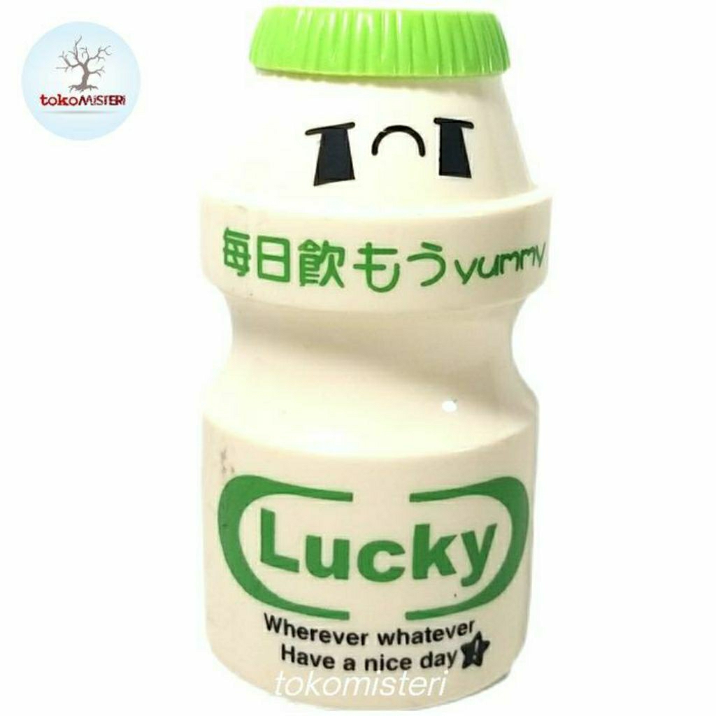 Celengan Tempat Uang Koin Japan Japanese Botol Yakult Bottle Jepang Piggy Safe Saving Save Money Coi