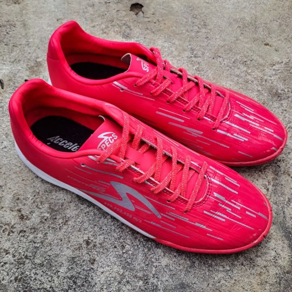 Best Seller  Sepatu Futsal Specs Lightspeed Reborn Unisex Grade Original Dewasa & Anak Termurah Puti