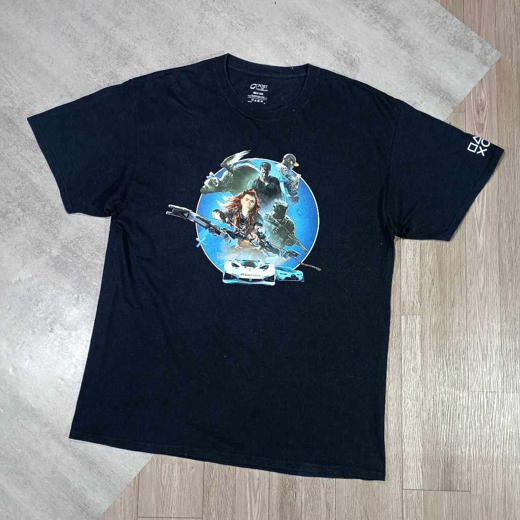 Baju kaos tshirt Playstation Mazda 2016 port and company