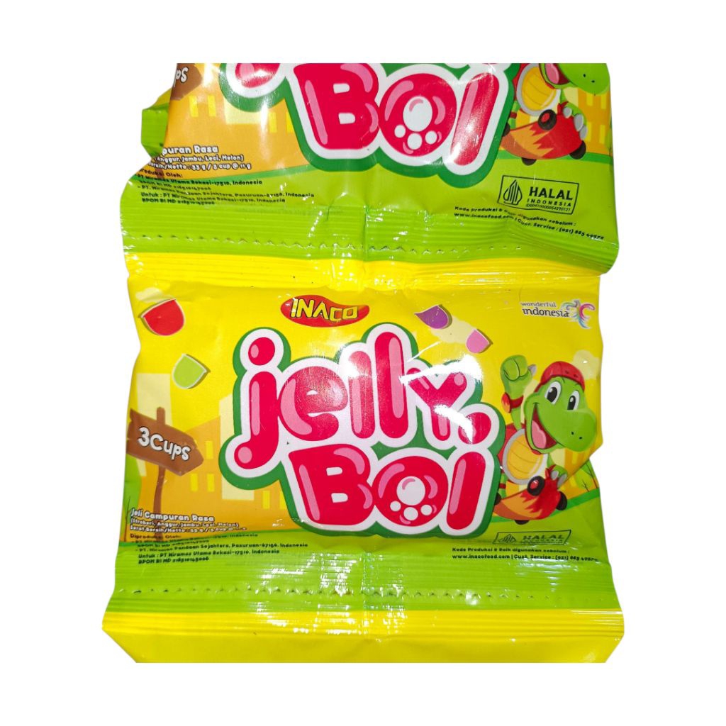 Inaco Jelly Boy Renceng 10pcs x 33g | INACO JELLY BOY RENCENG 10 PCS X 33 GRAM