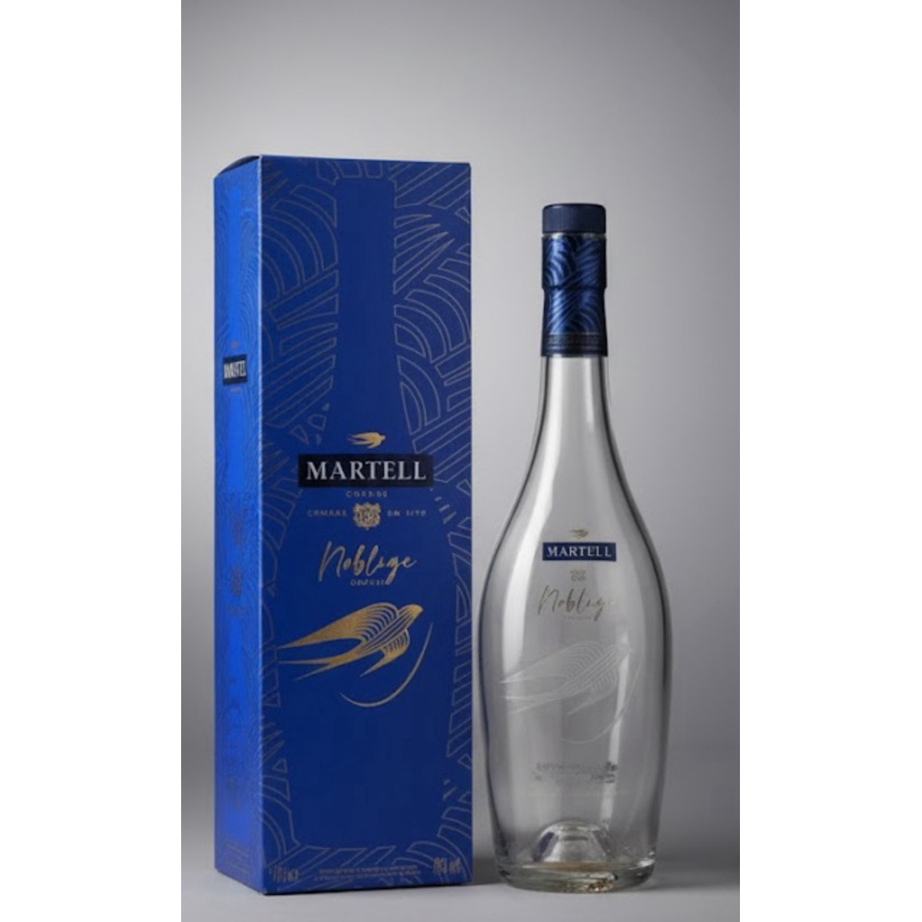 Botol kosong martell noblige 750ml kosong estetik