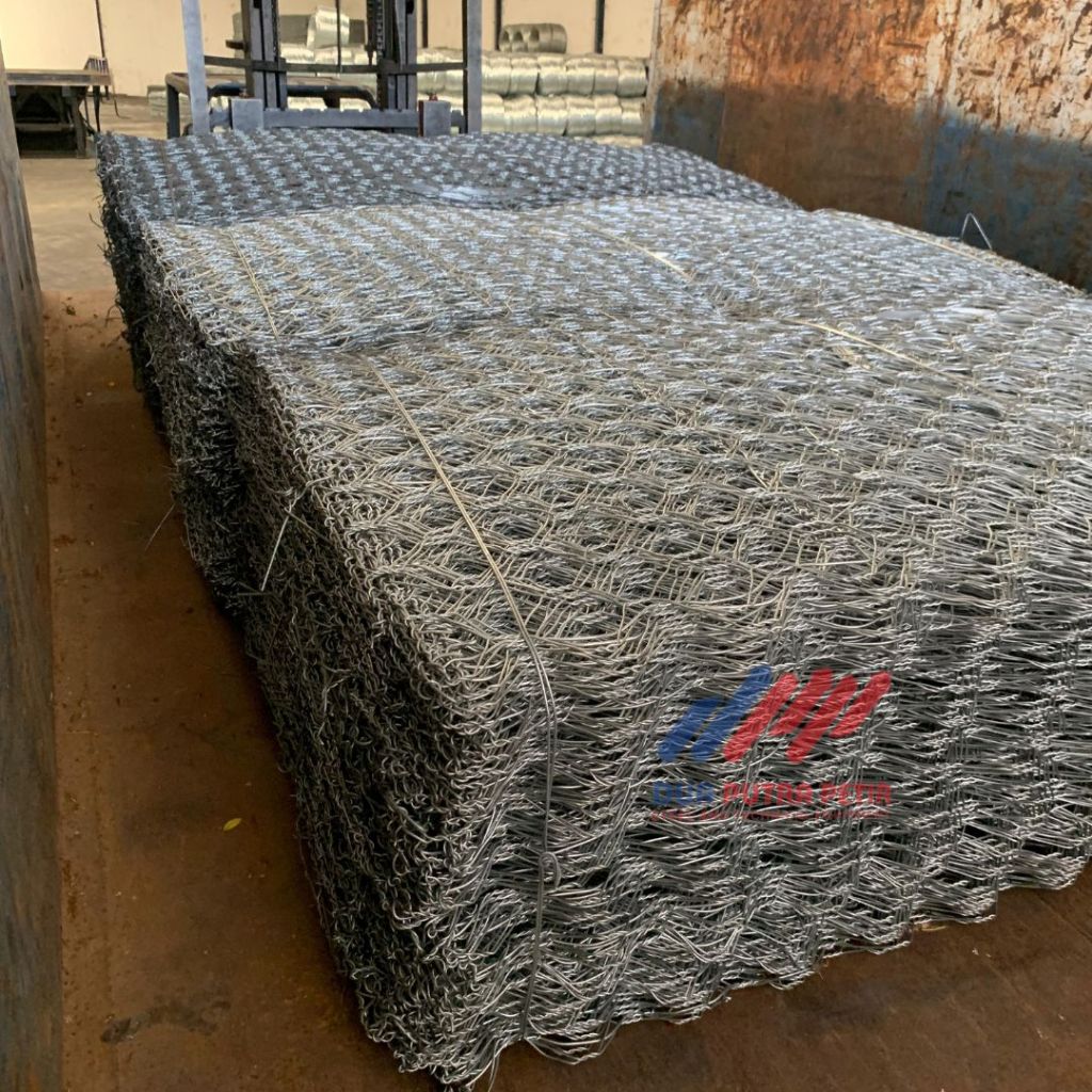 Dua Putra Petir Kawat Bronjong 2 x 1x 1 2,7 x 8 x 10 SNI Berkualitas Tinggi Murah Surabaya Distribut