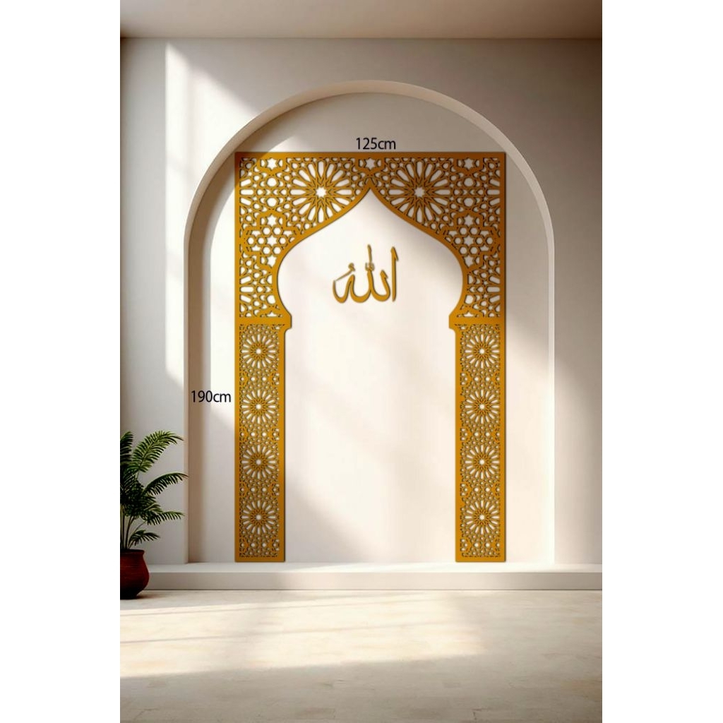 MIHRAB MUSHOLA. HIASAN DINDING MUSHOLA