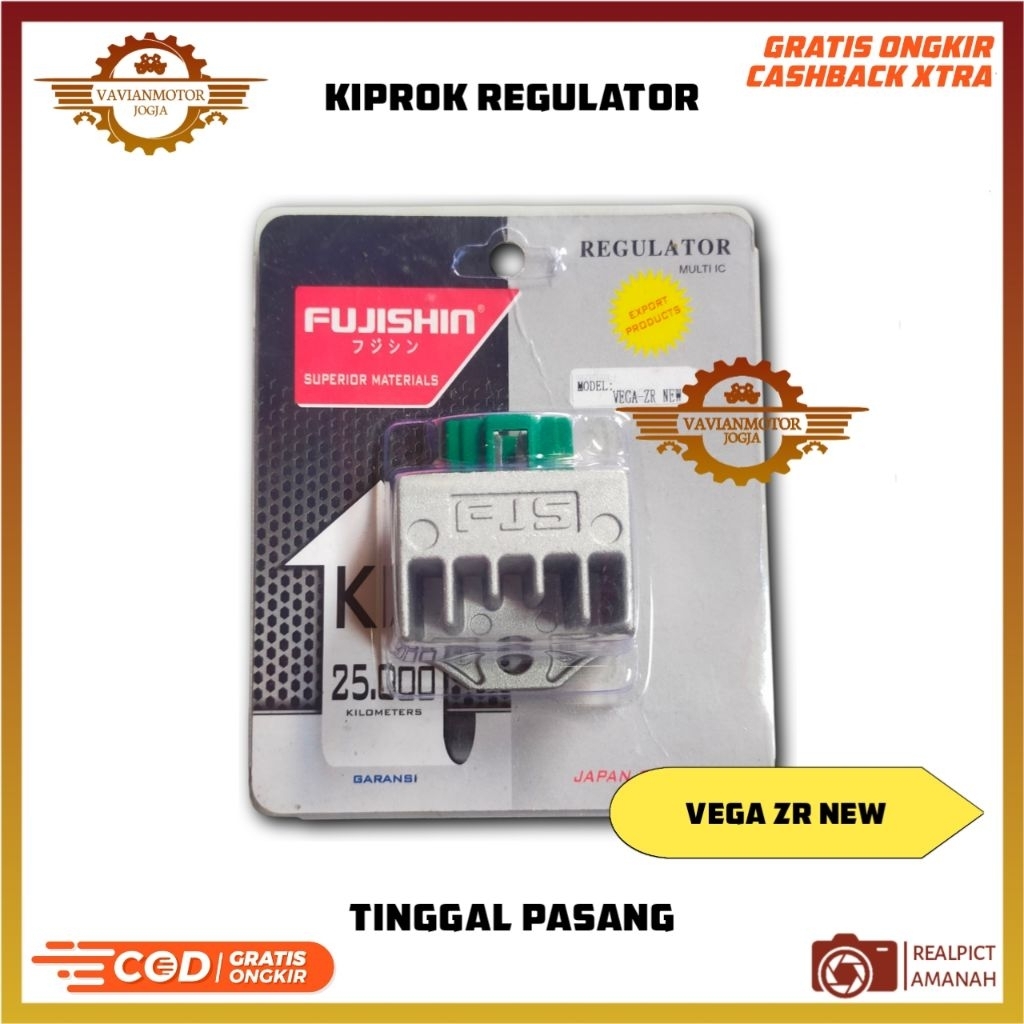 Kiprok Regulator Yamaha Vega ZR New Original – Regulator Tegangan Listrik Motor Mio, Mio Soul, Mio K