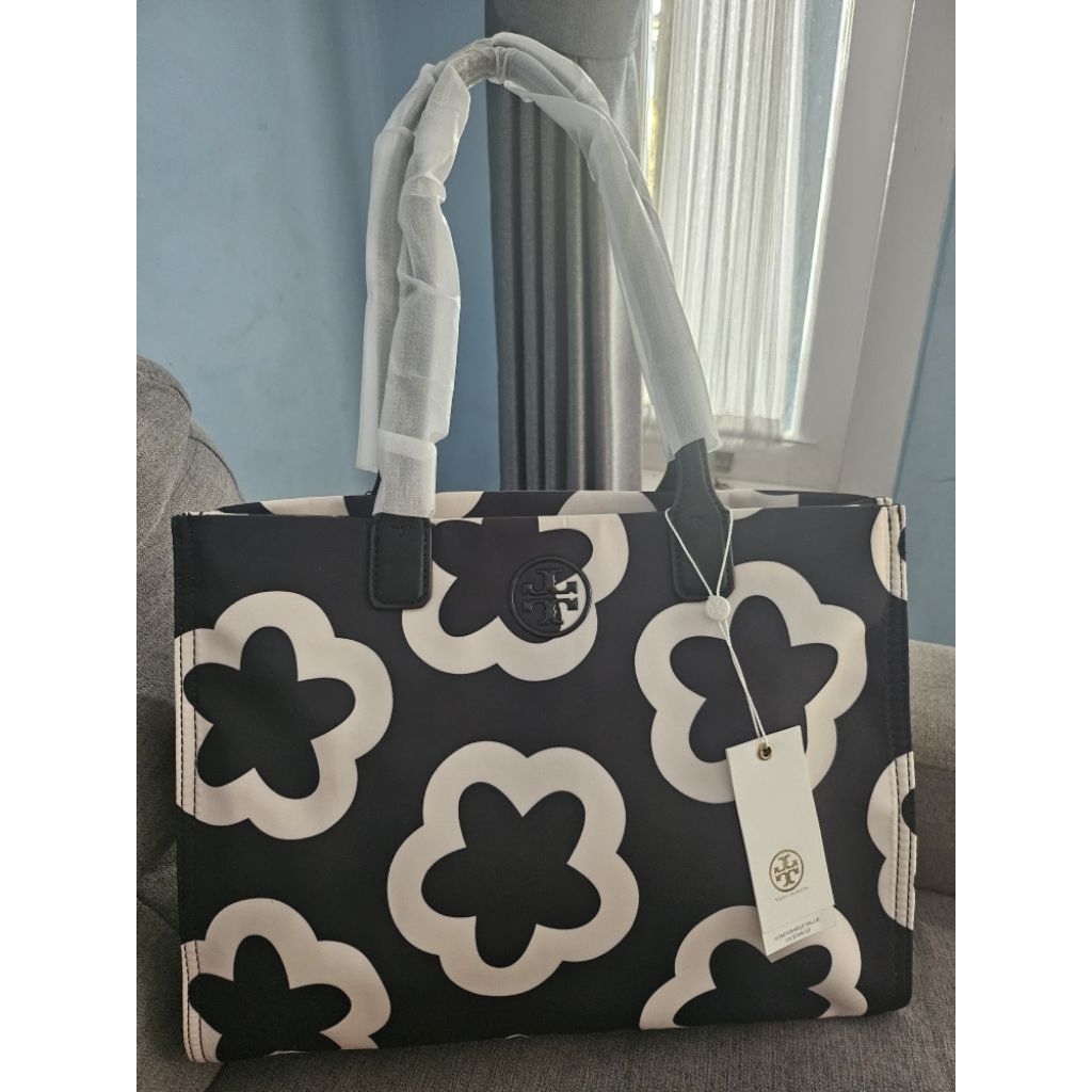TOTE TB FLOWER BLACK 1:1