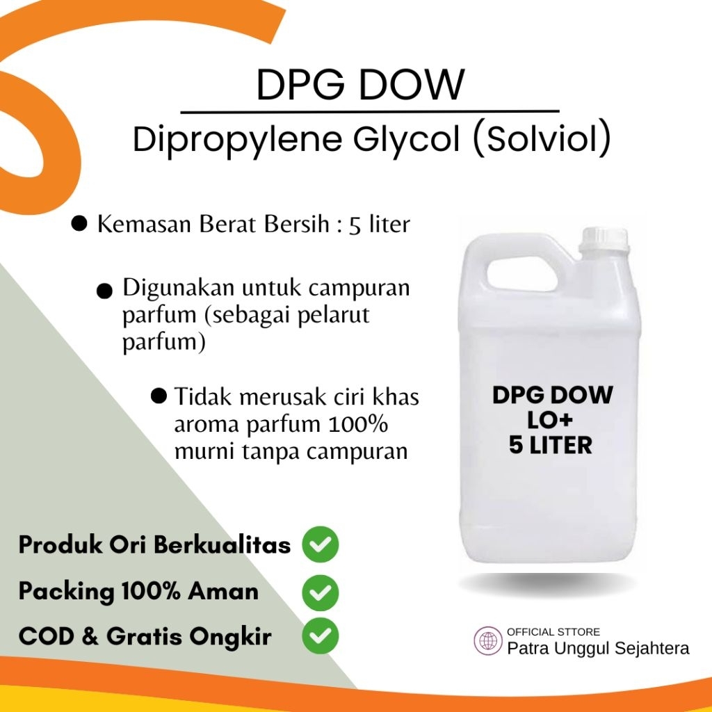 Dpg Dow solviol campuran parfum 5 Liter