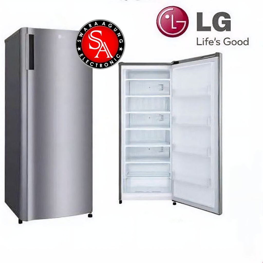 Freezer 6 Rak LG Type : GN-304 Silver ( Medan )
