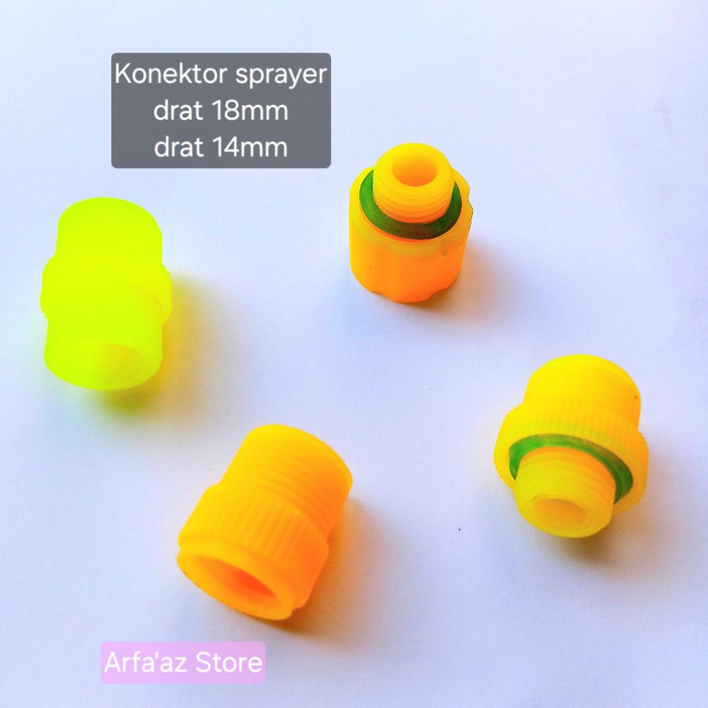 Konektor sprayer variasi drat 18mm 14mm