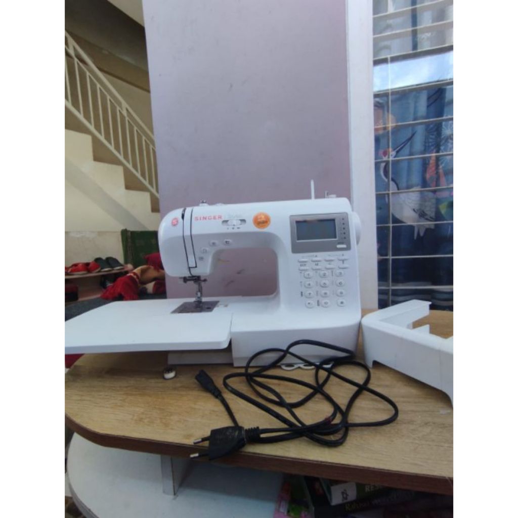 mesin jahit portable, mesin jahit singer stylist 9100, second