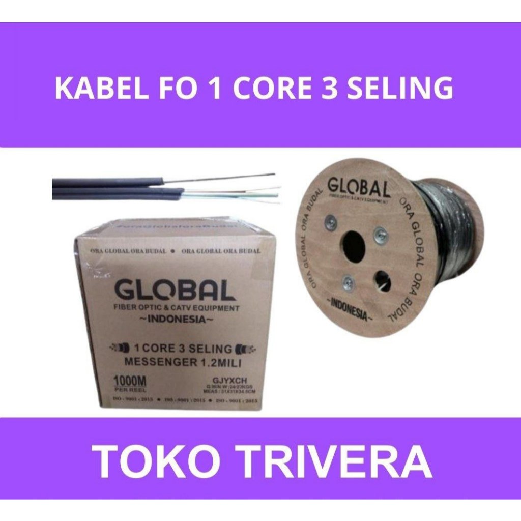 Kabel Fo 1 Core 3 Seling