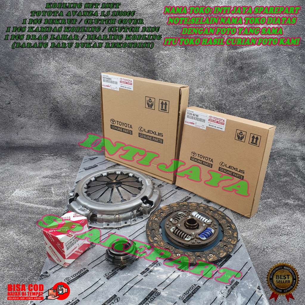 KOPLING SET 1SET TOYOTA AVANZA 1.5 RUSH VELOZ