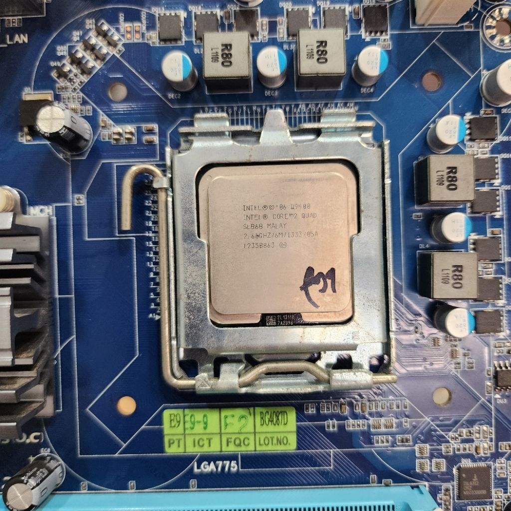 MB Gigabyte G41+Intel Core 2 Quad 9400