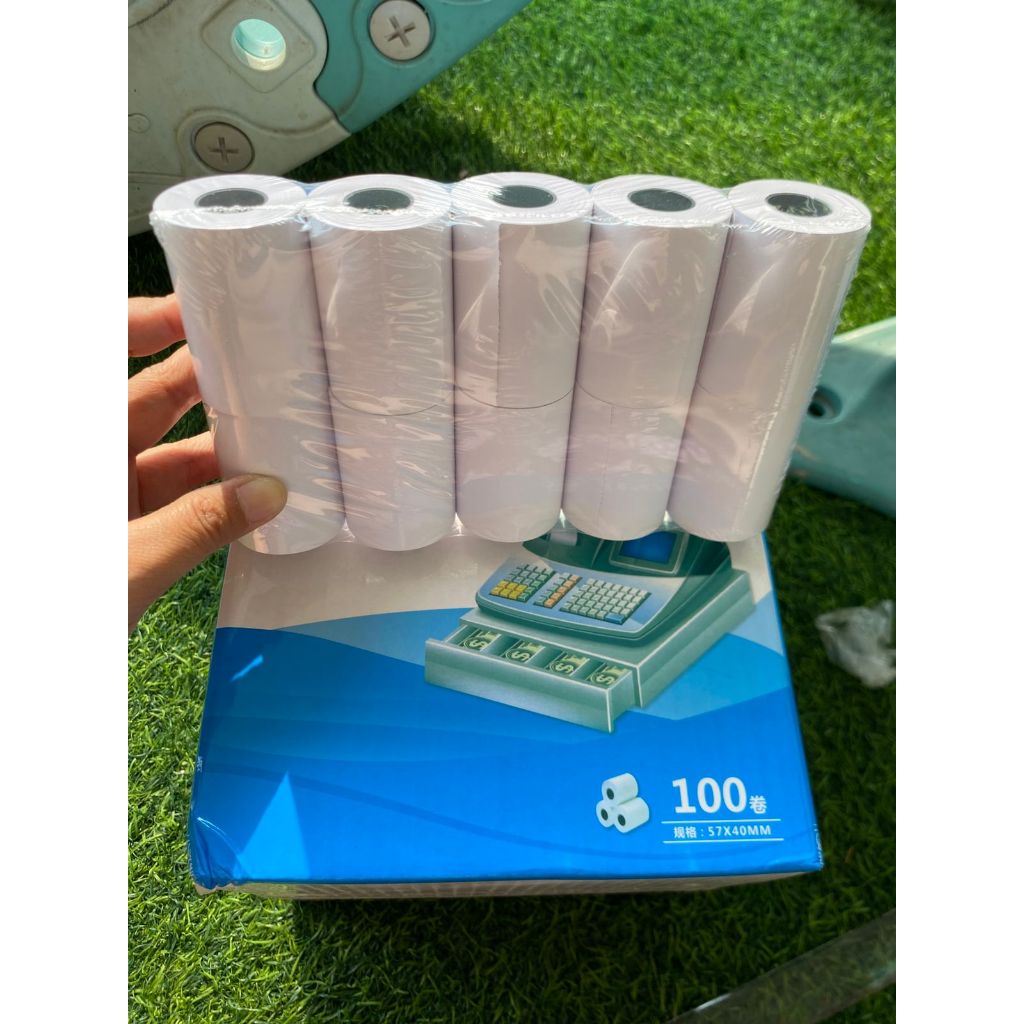 (10 ROLL) / Kertas Thermal Roll 57x40/58x40 / Struk Kasir 57x40/58x40