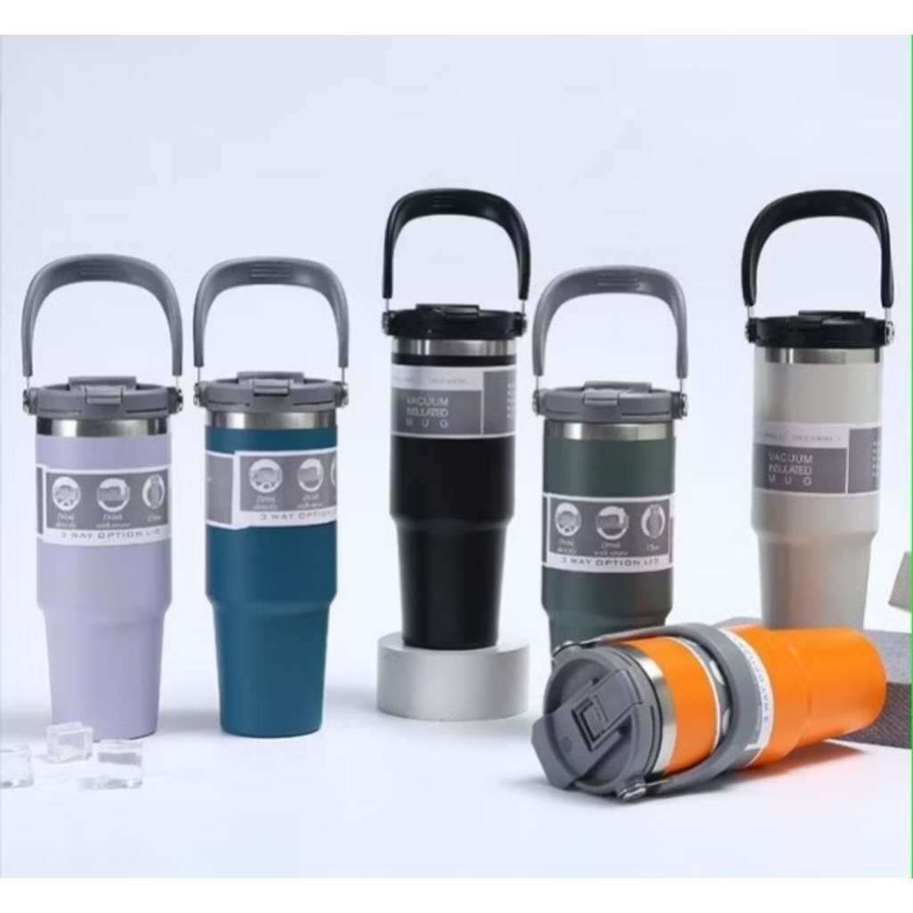 Termos Tambler Portable 900ml Botol Minum Stainless Steel Premium Tahan Panas / Tumbler Vacum Stainl