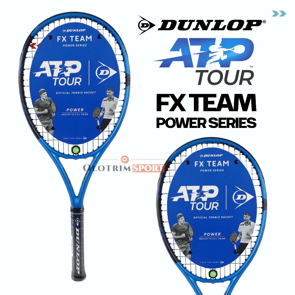 Raket Tennis DUNLOP FX TEAM POWER SERIES 260 285 Tenis Original