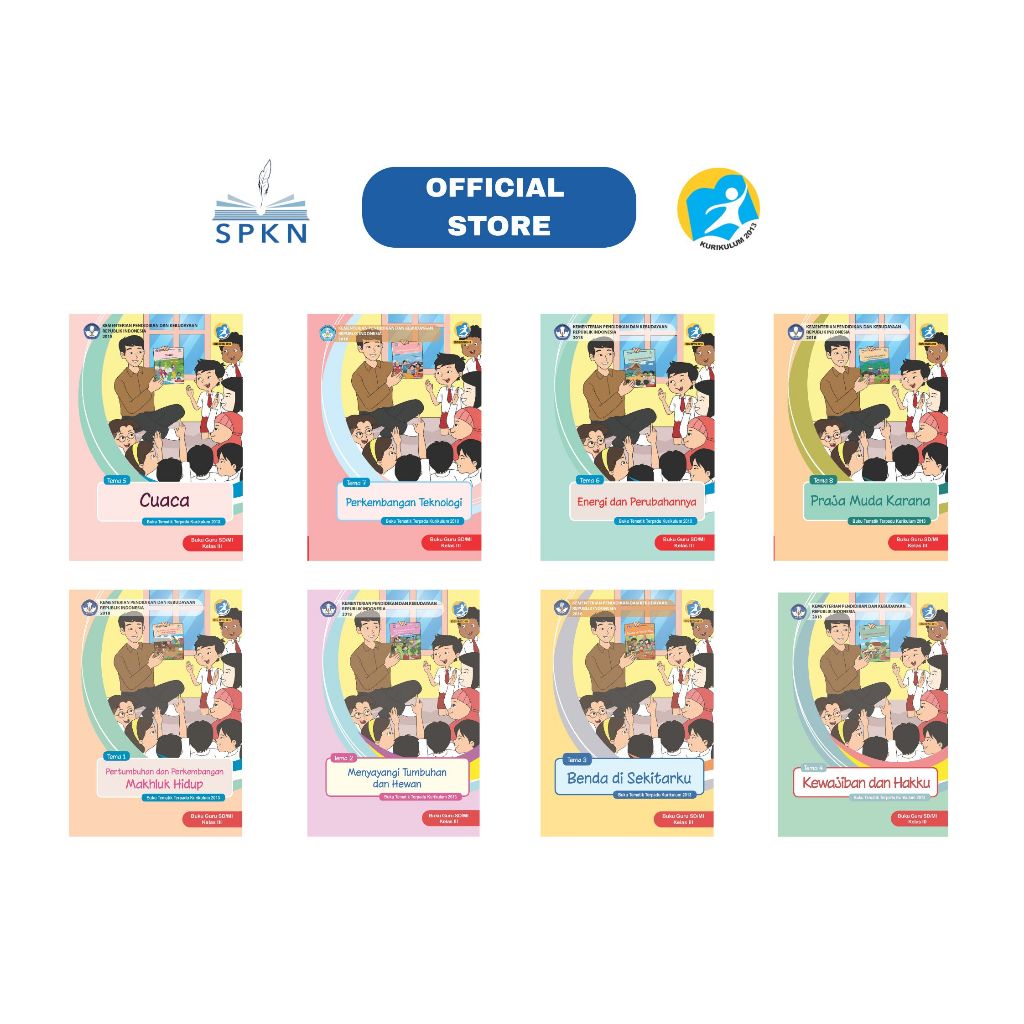 Buku Guru Tematik SD/MI Kelas 3 Tema 1-8 KEMDIKBUD