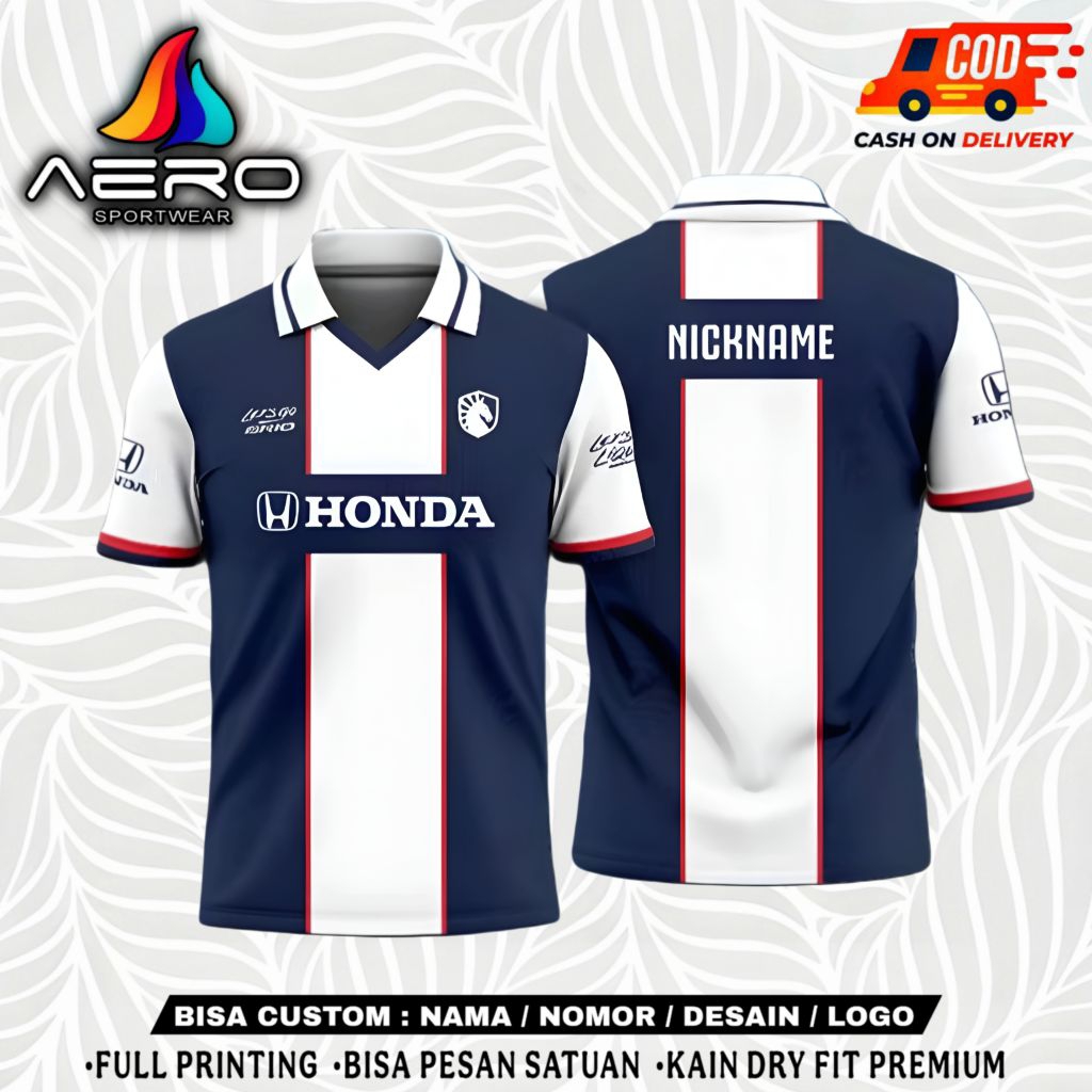 JERSEY TEAM LIQUID X HONDA 2025 FREE NICKNAME