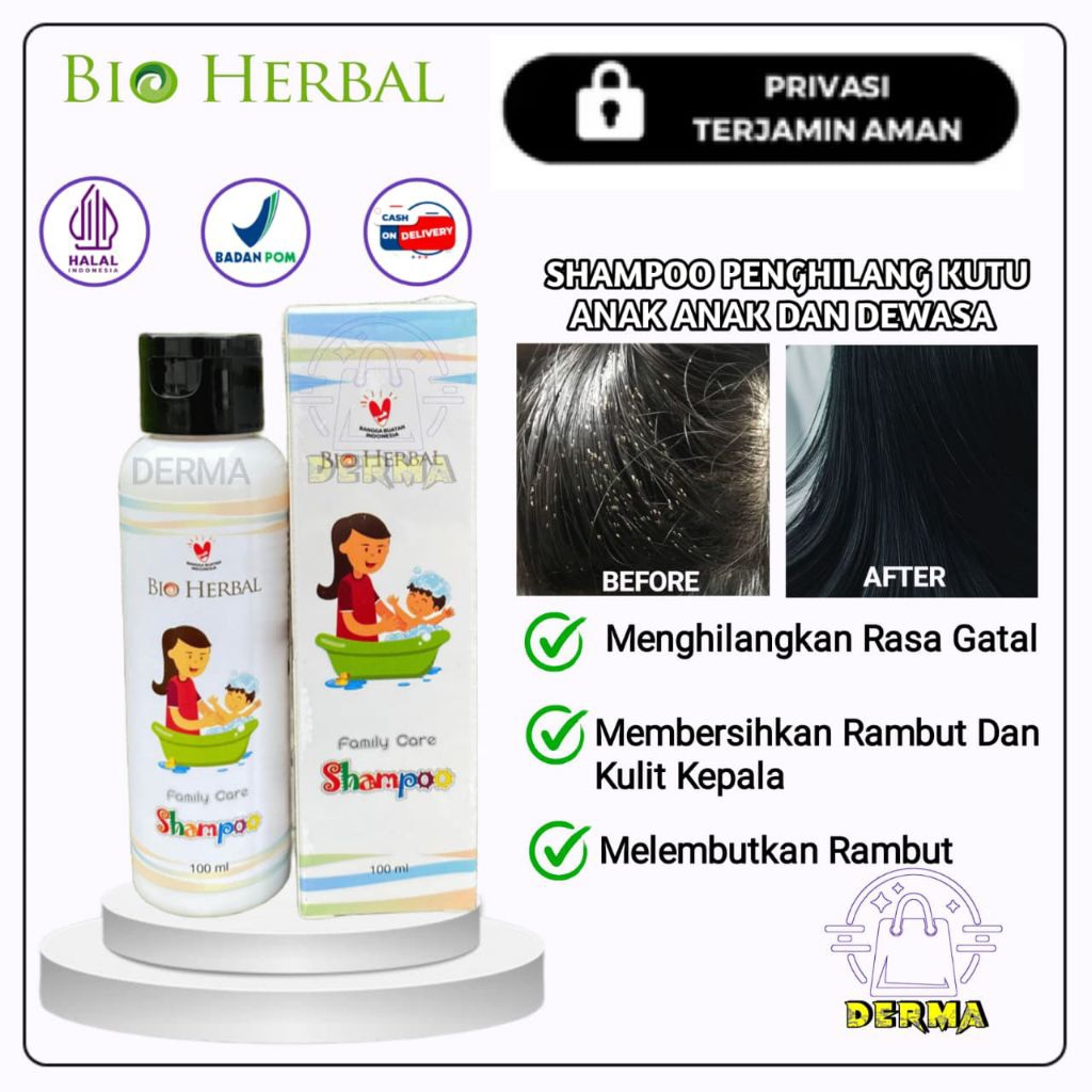 Shampo Kutu Rambut Anak dan Dewasa shampo anti kutu bio herbal shampo kutu rambut kutu kepala rambut
