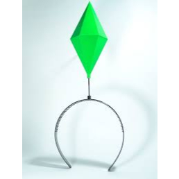 Bando Plumbob The Sims Unik dan Lucu | Bando Cosplay The Sims | Halloween Aksesoris | Hadiah | Kado 