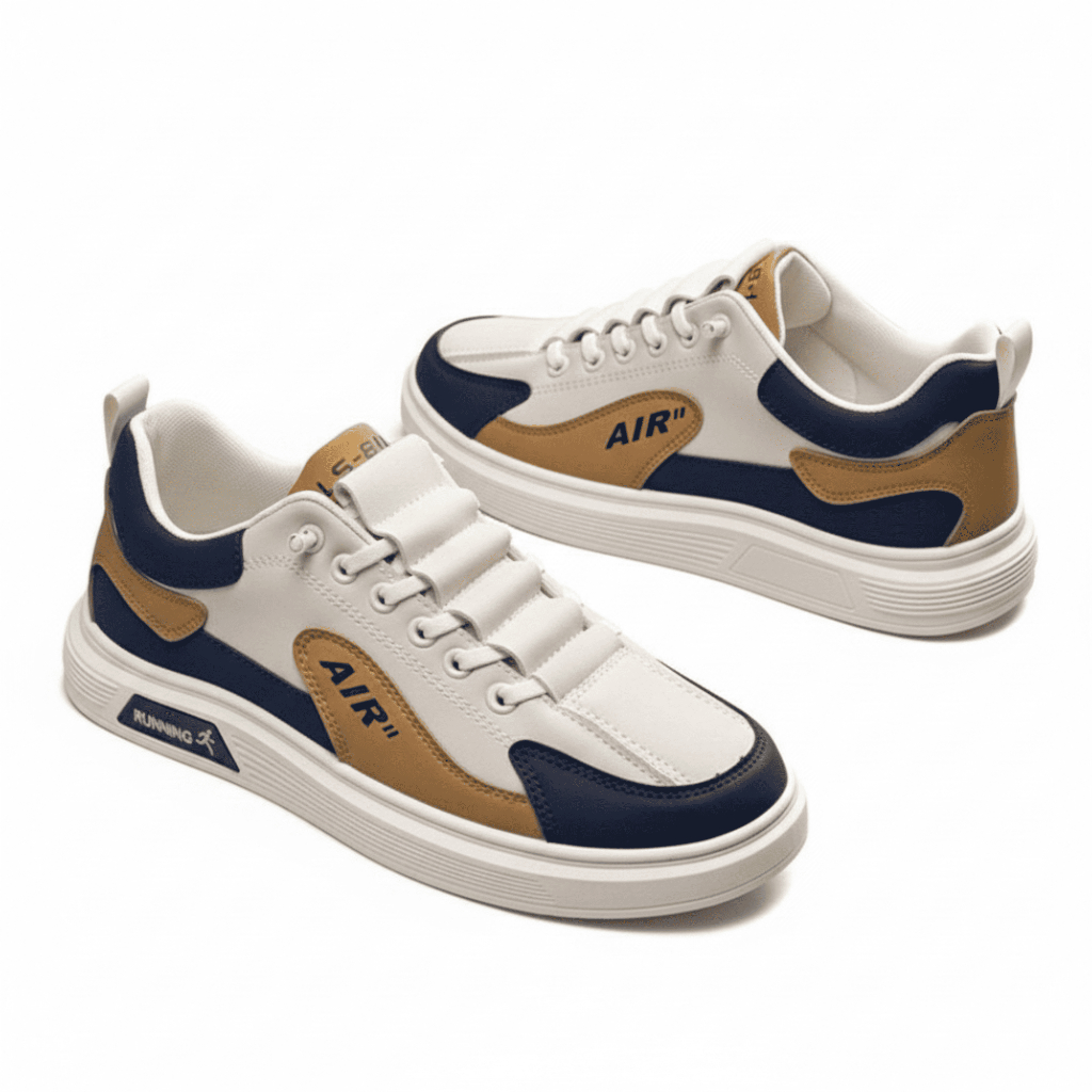 Fashgenics Sepatu Sneakers Toyohashi Putih Kets Pria Wanita Kasual Ringan Kekinian Snekers