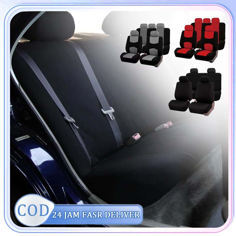 9pcs Cover Sarung Jok Mobil Cover Jok Mobil Universal Sarung Jok Mobil Sedan Universal Sarung Cover 
