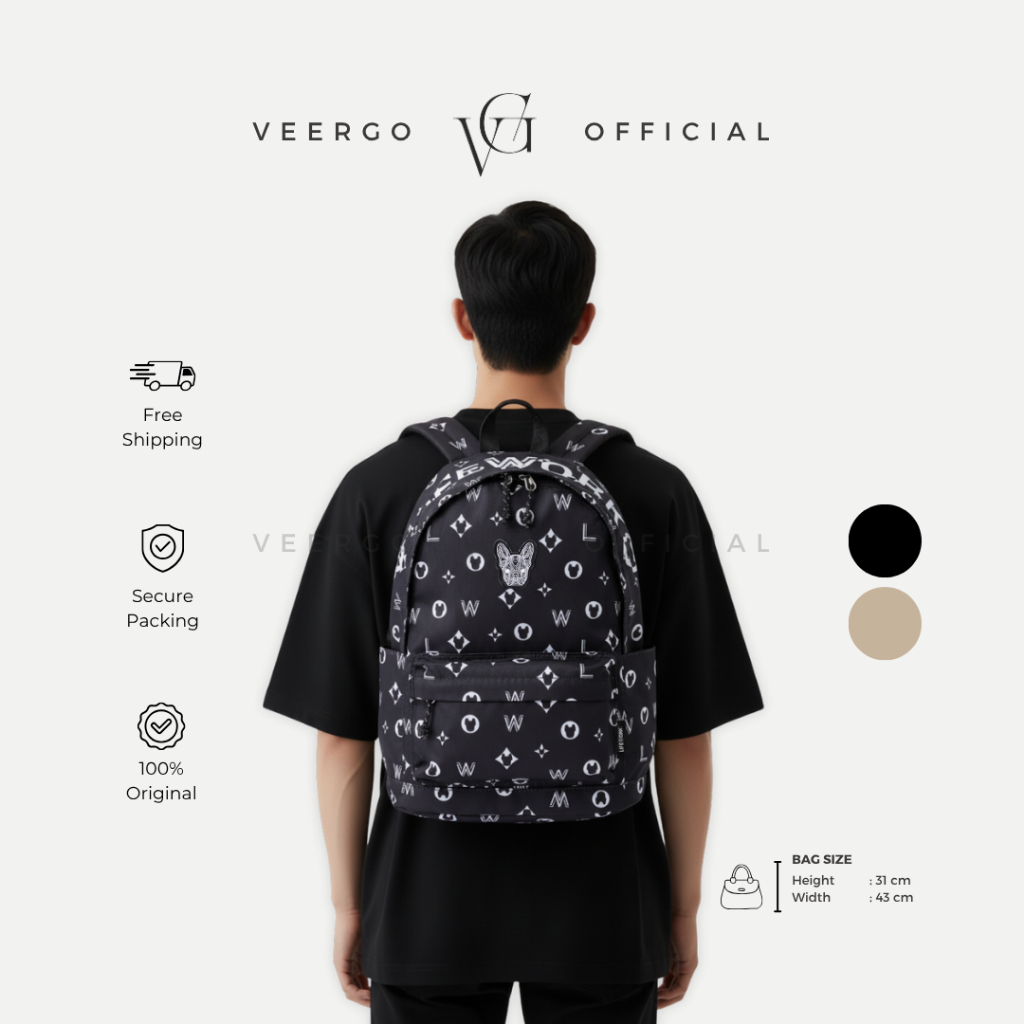 (LW) Tas Lifework Ransel Backpack | Life Work Bag Back Pack Tas Punggung LOGO