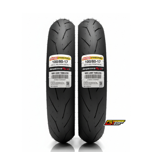 Ban Balap Aspira Premio Sportivo / Ban Aspira Premio Ring 17 PAKETAN BAN SEPASANG DEPAN BELAKANG NIN