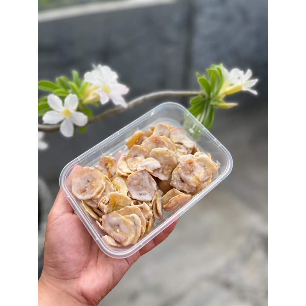 banana chips/kripik pisang coklat